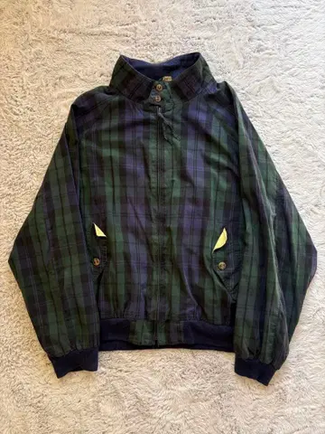 90s AUTHENTIC IMPORTS 블루종 체크