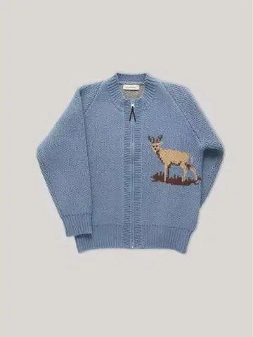 smoothmood 사슴 자수 가디건