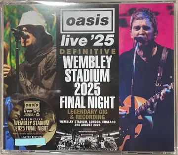 Oasis live '25 한정판 CD