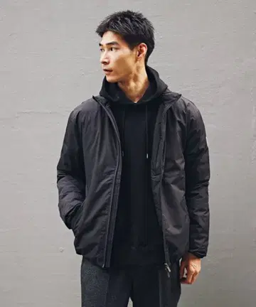 PYRENEX CLARK 다운 자켓 블랙 M