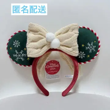 디즈니 크리스마스 머리띠 리본 2025