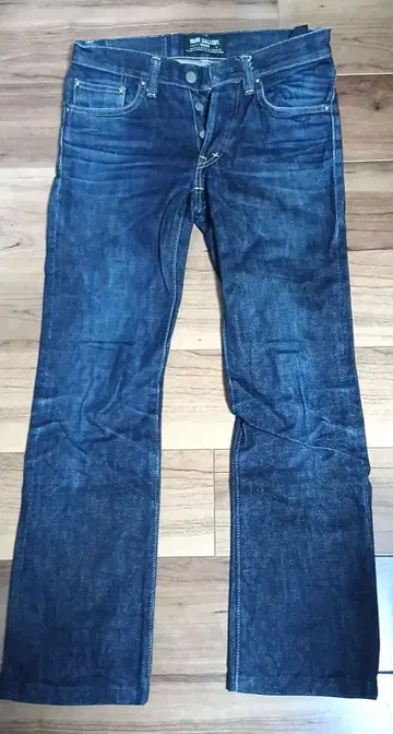 RUDE GALLERY 다크 블루 스트레이트 데님 사이즈 2