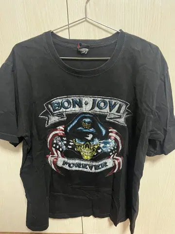 BON JOVI 그래픽 T셔츠 블랙 GTS