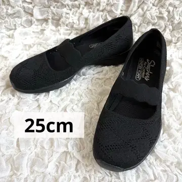 미사용 스케쳐스 슬립온 멜리 제인 메쉬 블랙 25cm