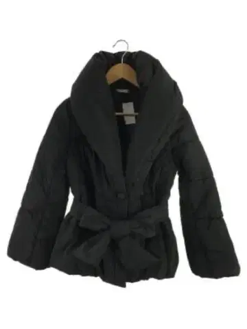 scotclub 블랙 다운 자켓 벨트 포함