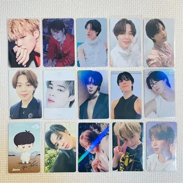 공식 BTS 지민 트레이딩 카드 15장 세트