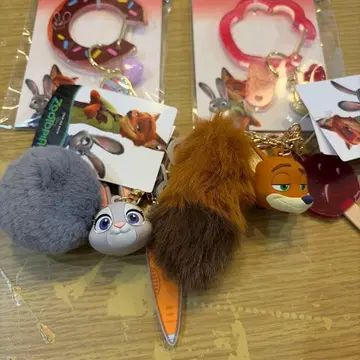 시마무라 주토피아 닉 와일드 입체 참 키링 주디