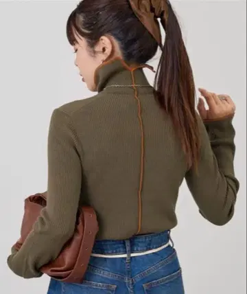 새상품 미사용 차오패닉 안티필링 배색 스티치 터틀