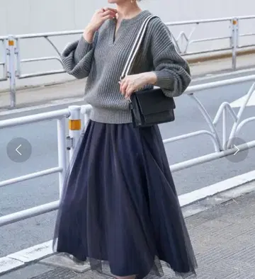 B.C STOCK 멀티WAY 튤SK + 니트 풀오버