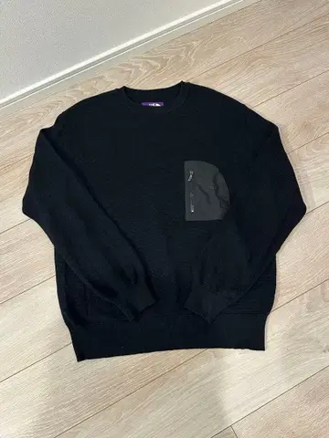 THE NORTH FACE 블랙 니트 S