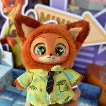 MINISO 주토피아 Zootopia 봉제 인형 닉