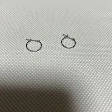 K 14WG 후프 귀걸이 약 1.5cm