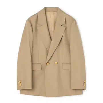 MACPHEE 울 개버딘 더블 브레스트 자켓