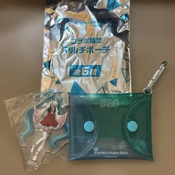 프로세카 스시로 아크릴 스탠드 멀티 파우치 하츠네 미쿠