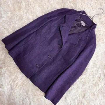 [새상품급] ad adonna 울 퍼플 자켓 11호 피코트풍
