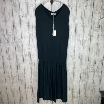 soeur7 슬리브리스 니트 원피스 다크 그린 M 미사용 새상품