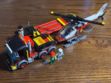 LEGO60183/시티 거대 화물 운송 자동차와 헬리콥터