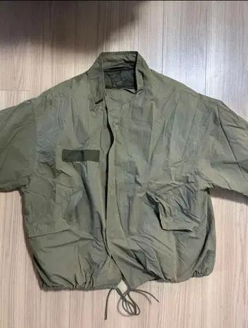 빅 실루엣 라이너 세트 숏 모즈 코트 S 올리브