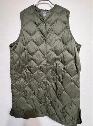 유니클로 울트라 라이트 다운 롱 다운 베스트 XL