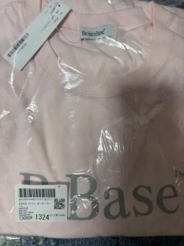 BrokenBase 핑크 T셔츠