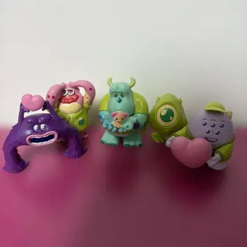 몬스터 주식회사 피규어 4개 세트