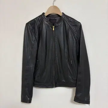 투모로우랜드 가죽 자켓 블랙