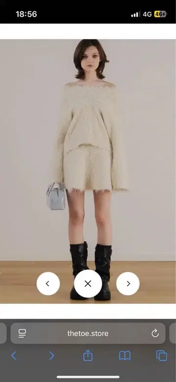 thetoe Friedrich Off-shoulder & Skirt