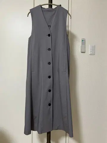 PLST 2WAY 롱베스트 그레이 S 사이즈