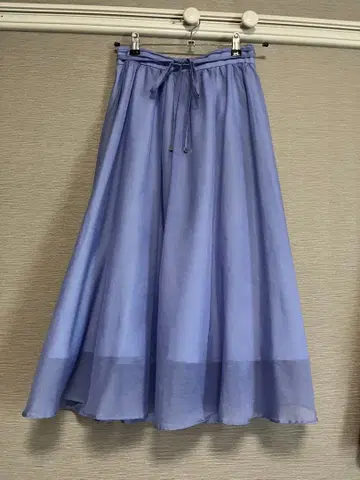 프로포션 바디 드레싱 플레어 스커트 롱 기장