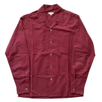steven alan 오픈 카라 셔츠 와인 레드 M 사이즈