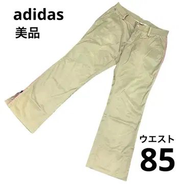 [ 새상품급 ] adidas 골프 팬츠 골프웨어 베이지 허리 85
