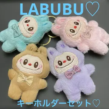 LABUBU 키링 4개 세트