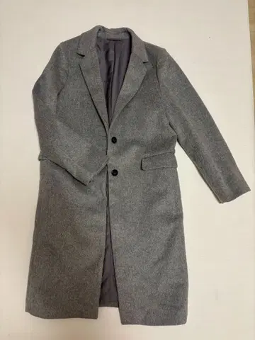 새상품급 울 블렌드 체스터 코트 롱 코트