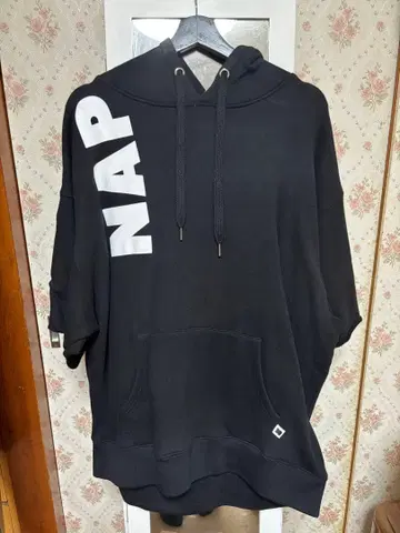 Naptime NAP-008 블랙 후드티 L 사이즈