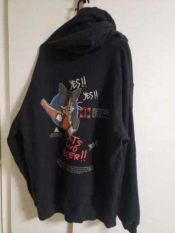 고슬로우캐러밴 후드티 사이즈 5 블랙