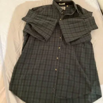 Britches 그린 계열 체크 셔츠 XL