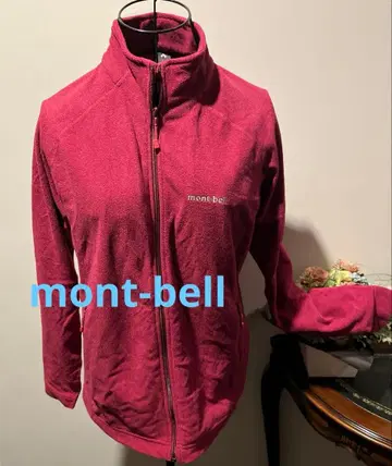 mont-bell 플리스 자켓 L 와인 레드