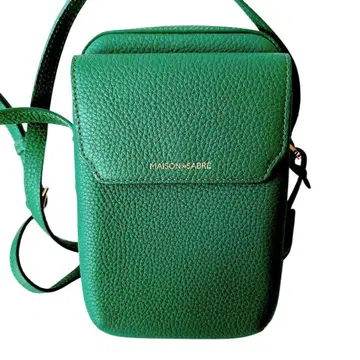 Maisondesabre 메조 드 사브레 스마트폰 숄더백 그린 녹색
