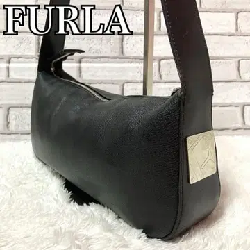 [ 컨디션 최상 ] 훌라 숄더백 원숄더 하프문 올 가죽