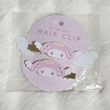 산리오 마이멜로디 헤어 앞머리 핑 클립 핑크