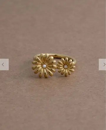 ete bijoux [마가렛] 펄 다이아몬드 반지 15호