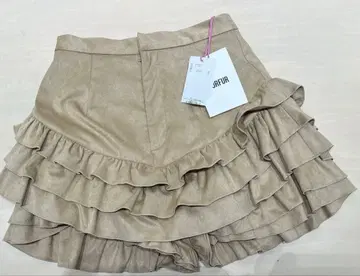 fur fur 프릴 레이어 스웨이드 숏팬츠