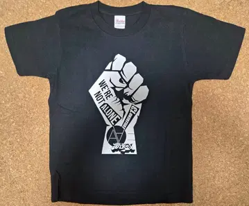 AA= 재해 차리티 T셔츠 블랙 150사이즈 MAD 머드 캡슐