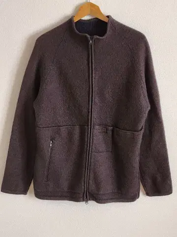 90s00s 아바하우스 울 자켓 구택 올드 노카라 파일 플리스