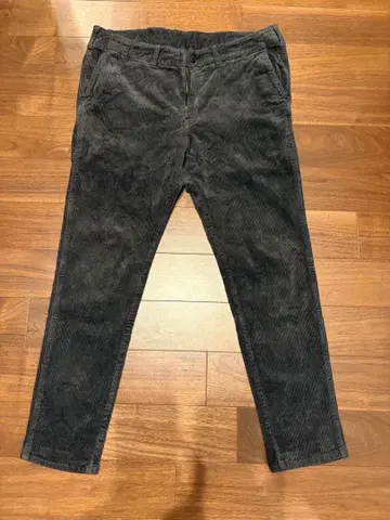 DUFFER XL 블랙 코듀로이 팬츠