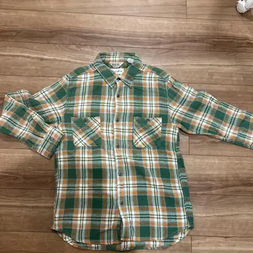 FIVE BROTHER XL 플란넬 셔츠 그린 체크