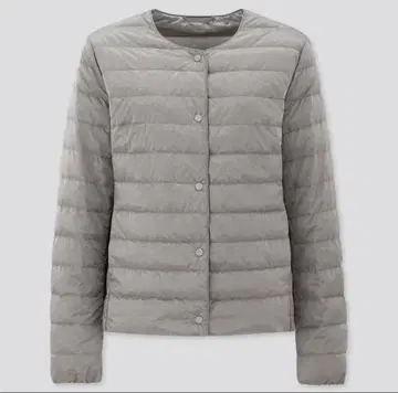 미사용 새상품 유니클로 울트라 라이트 다운 컴팩트 자켓 S 그레이