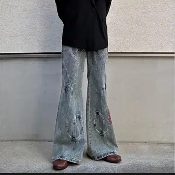 core 289 데님 플레어 팬츠