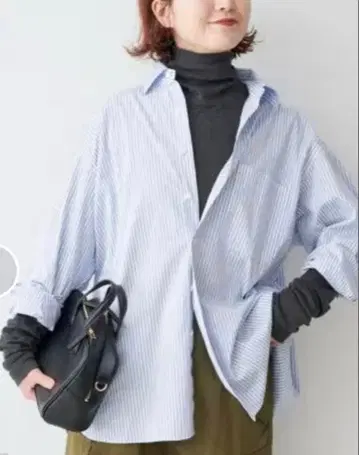 Spick&span 스픽앤스팬 코튼 브로드 와이드 스퀘어 셔츠