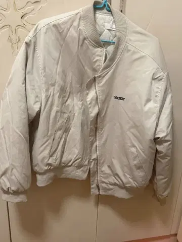 미키마우스 봄버 자켓 화이트